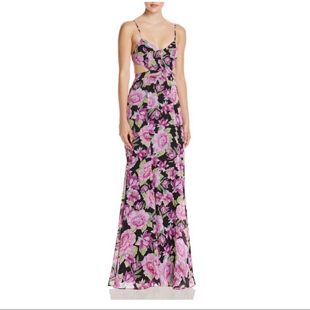 Cut out maxi dress